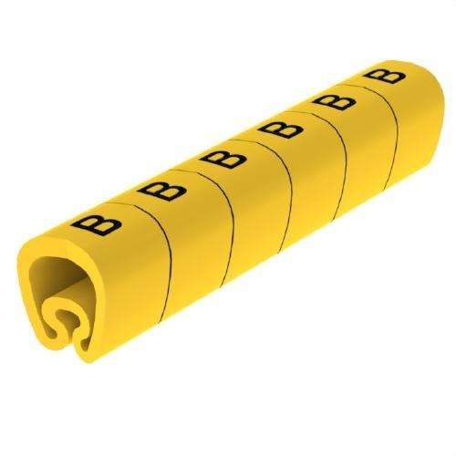Marcaje pre-tăiat galben Ø18 PVC plastifiat cu referința 1813-B de la marca UNEX