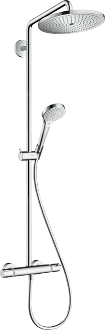 Set de duș termostatic Croma Select S Showerpipe 280 cu referința 26790000 de la marca HANSGROHE