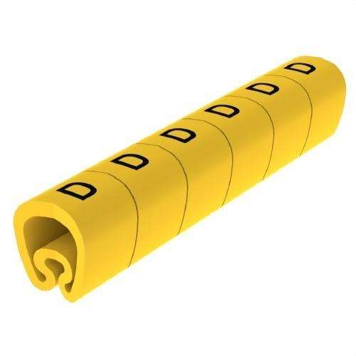 Marcatoare pre-tăiate galbene Ø18 PVC plastificate cu referința 1813-D de la marca UNEX