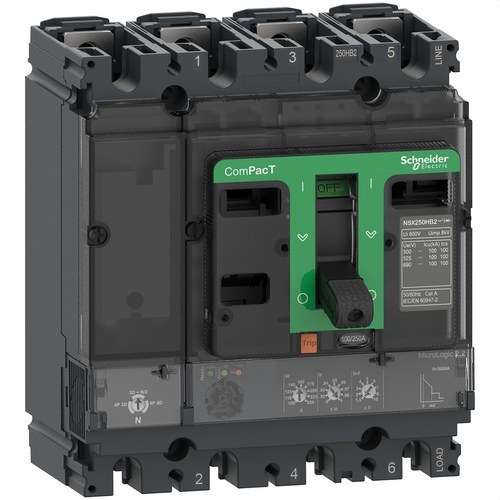 Întrerupător automat ComPacT NSX250F 36kA AC 4P4R 250A Micrologic 2.2 cu referința C25F42D250 de la marca SCHNEIDER ELECTRIC