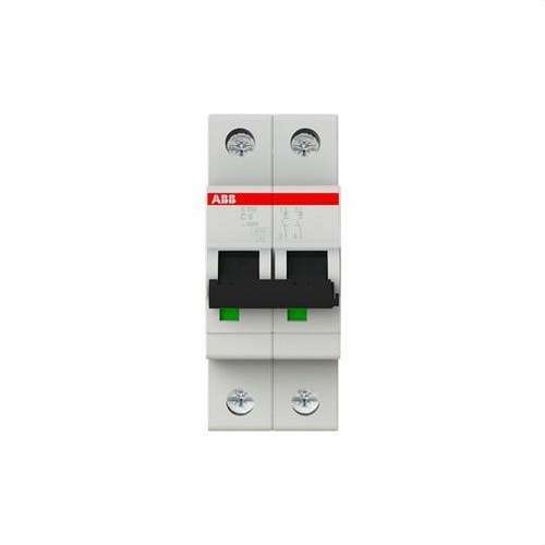 Disjunctor magnetotermic S202-C6 2P 6A C 10kA cu referința 2CDS252001R0064 de la marca ABB