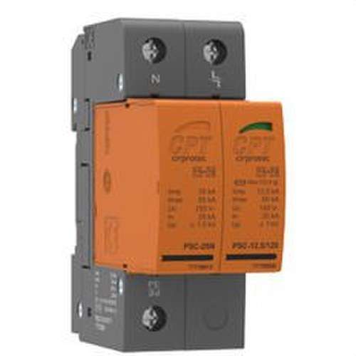 Protector supratensiuni tranzitorii PSC2-230-TT 1P+N 12,5kA 2 module deconectabil cu referința 77738205 de la marca CIRPROTEC