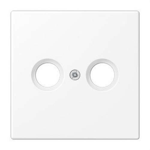 Placă pentru 2 prize TV alb mat LS cu referința LS990TVWWM de la marca JUNG