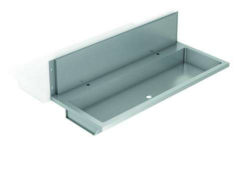 Lavoar colectiv inox 304 cu placă protectoare 1200mm cu referința GW08 41 04 01 de la marca GENWEC