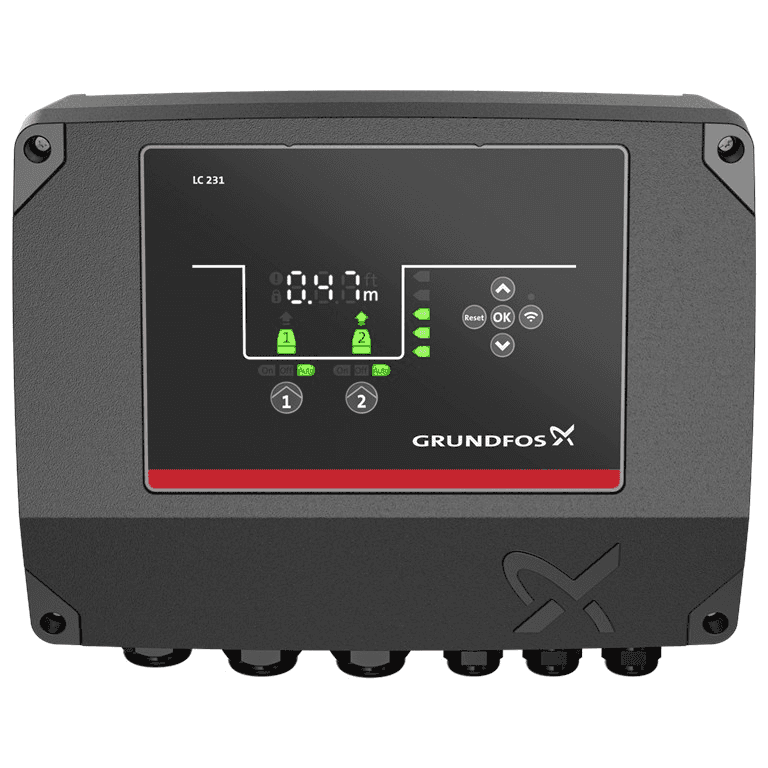 Controler de pompă Grundfos LC 231 2X 1-9 DOL 3X460 PI CE cu referința 99369650 de la marca GRUNDFOS