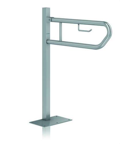 Bară de sprijin rabatabilă 800mm coloană inox satinată cu referința GW11 09 04 01 de la marca GENWEC