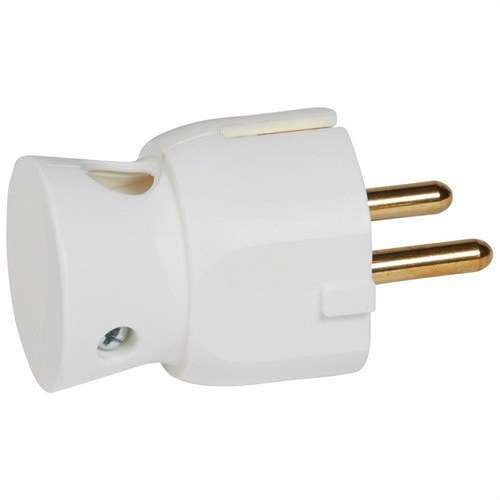 Ștecher 2P+T S/LATERAL ALB cu referința 050316 de la marca LEGRAND