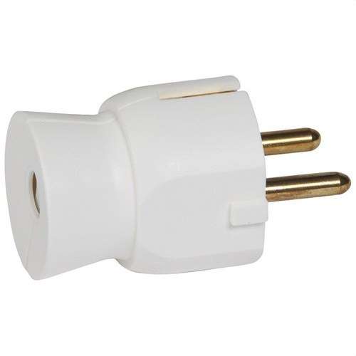 Ștecher 2P+T S/DREAPTĂ ALB cu referința 050315 de la marca LEGRAND