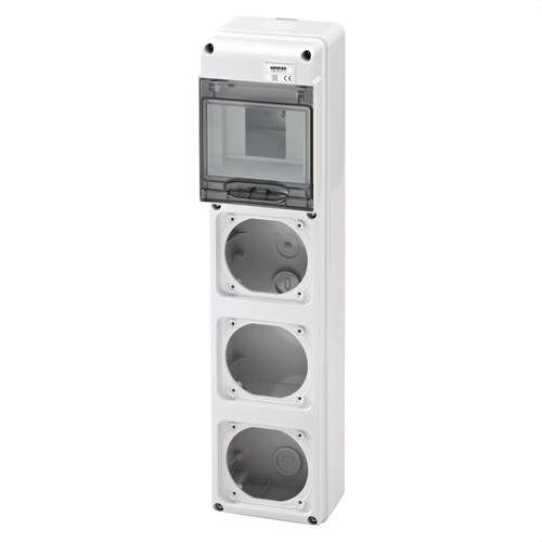 Tablou Q-DIN5 3 BAZE 16A CUTIE ANTICH cu referința GW68031N de la marca GEWISS