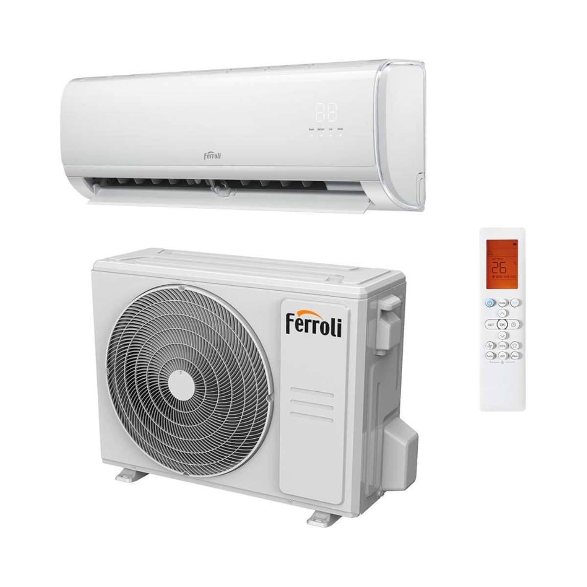 Aer condiționat cu wifi Ferroli Giada S 9 2,77 kW 9000 BTU cu referința 4B3970099 de la marca FERROLI