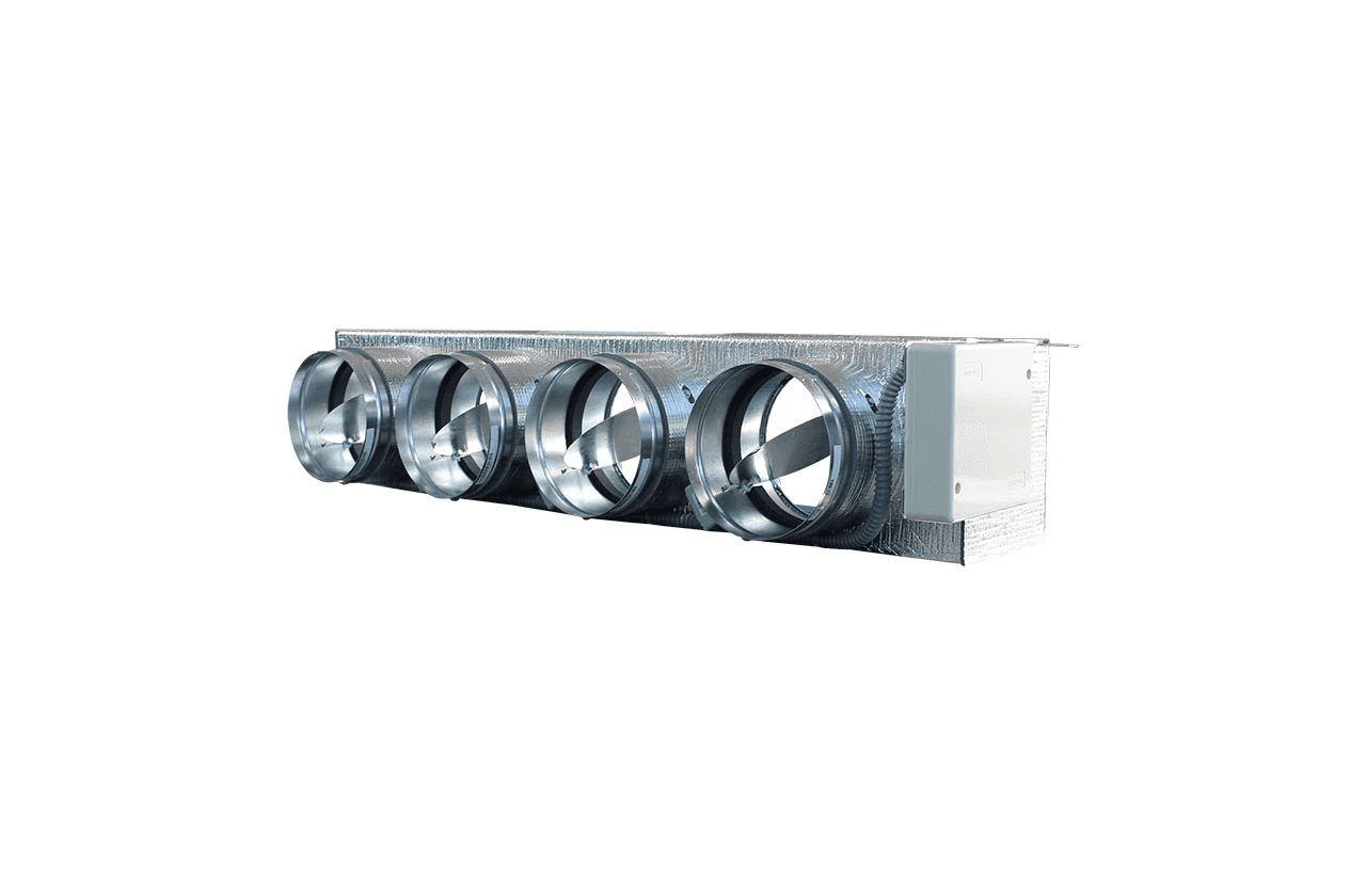 Plenum motorizat Airzone Easyzone 6.0 AZEZ6DAIBS07S4 pentru Daikin – 4 ieșiri Ø200 mm (capacitate medie) cu referința AZEZ6DAIBS07S4 de la marca AIRZONE