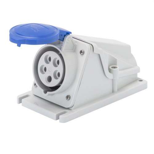 Bază de conexiune fixă la 90º 2P+T 16A cu referința GW62477 de la marca GEWISS