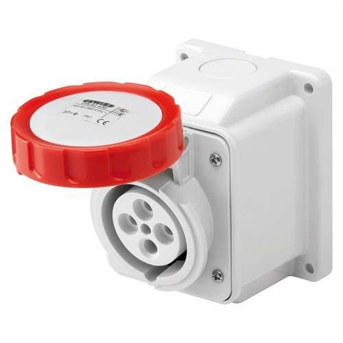 Bază fixă de suprafață la 10º. IP67 3P+T 32A 400V 6H cu referința GW62441 de la marca GEWISS