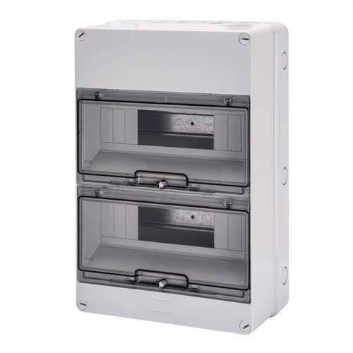 Cutie de distribuție de suprafață etanșă 24 module (12x2) cu referința GW40007 de la marca GEWISS
