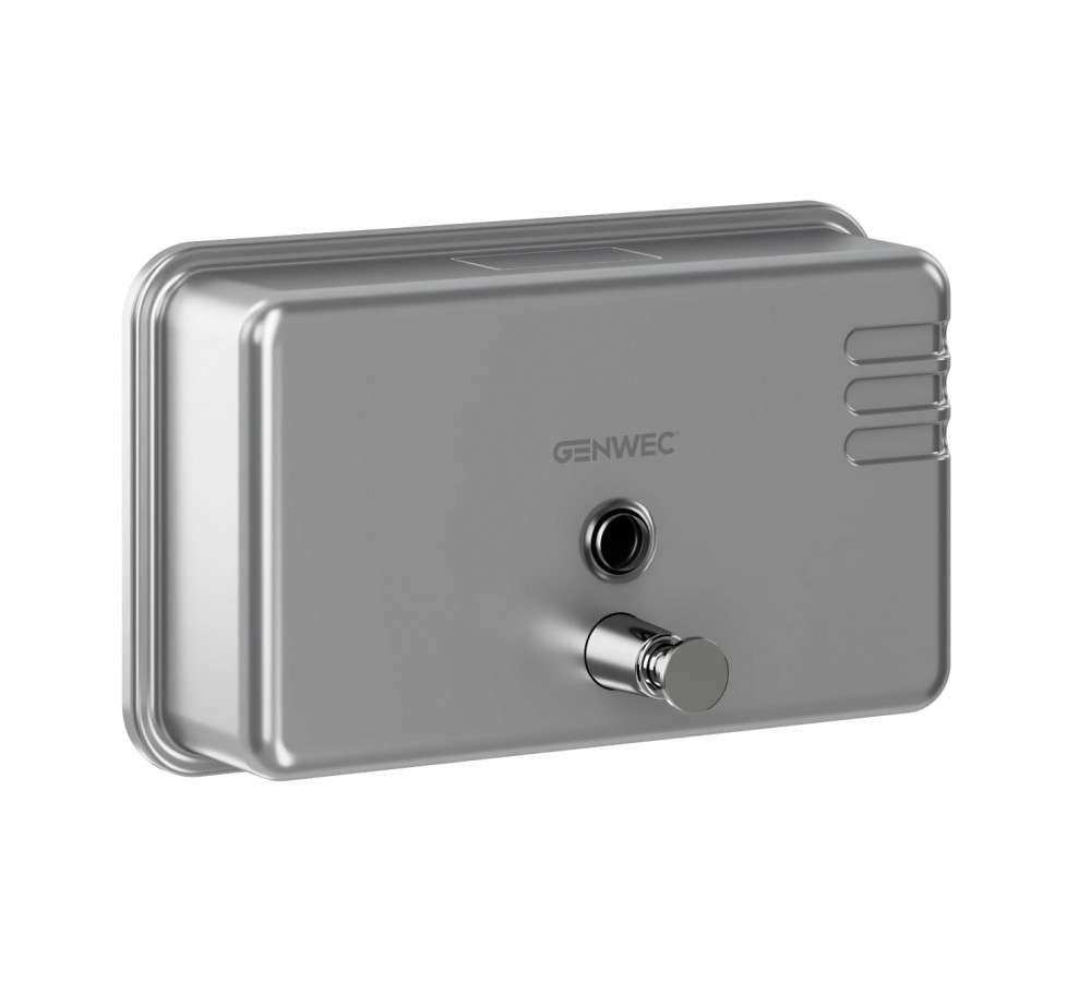 Dozator de săpun orizontal 1100ml inox 304 satinat cu referința GW04 02 04 01 de la marca GENWEC