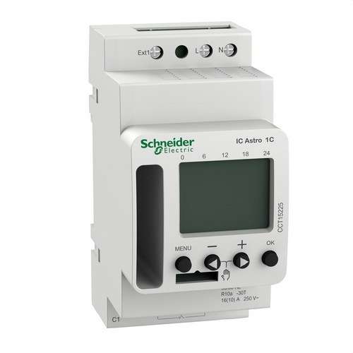 Întrerupător astronomic și crepuscular Acti9 IC SMART 1 Canal cu referința CCT15225 de la marca SCHNEIDER ELECTRIC