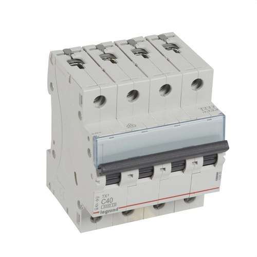 Întrerupător automat TX3 4P 40A Curba C Curba C 6kA cu referința 403630 de la marca LEGRAND