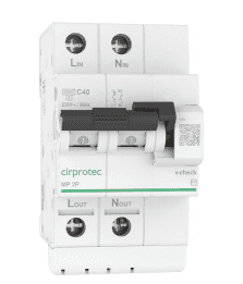 Protector permanent de supratensiune Cirprotec V-CHECK MINI 4P 10 A cu referința 79706111 de la marca CIRPROTEC