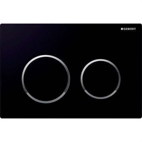 Buton dublu de descărcare OMEGA20 cromat lucios cu referința 115.085.KM.1 de la marca GEBERIT