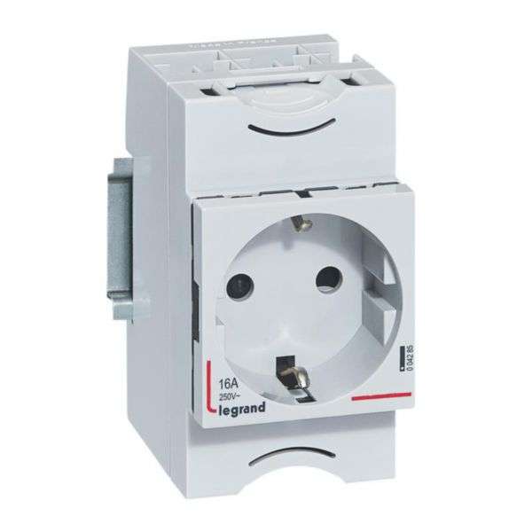 Priză de curent - 10/16A - 250V~ - 2P+T - cu obturator cu referința 004285 de la marca LEGRAND