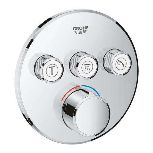 Baterie de perete cu 3 robinete SmartControl crom cu referința 29146000 de la marca GROHE