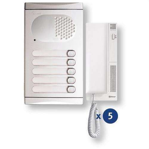 Kit interfon automat pentru 5 locuințe Golmar 4150/AL cu referința 11284150B de la marca GOLMAR
