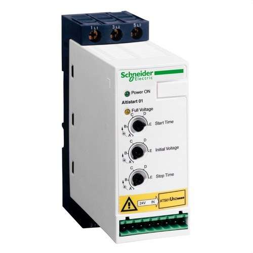 Starter moale pentru motoare asincrone ATS01 12A 5,5 kW Alistart 01 cu referința ATS01N212QN de la marca SCHNEIDER ELECTRIC