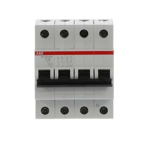 Întrerupător automat SH203-C16NA 3P+N 16A Curba C 6kA cu referința 2CDS213103R0164 de la marca ABB