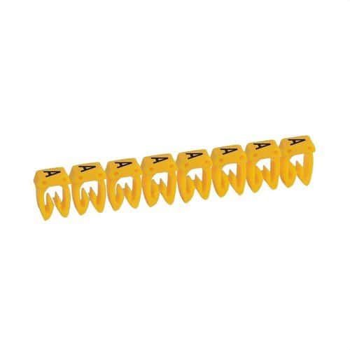 Etichetă pentru cablare CAB 3 - Litera A până la 1,5mm2 cu referința 038300 de la marca LEGRAND