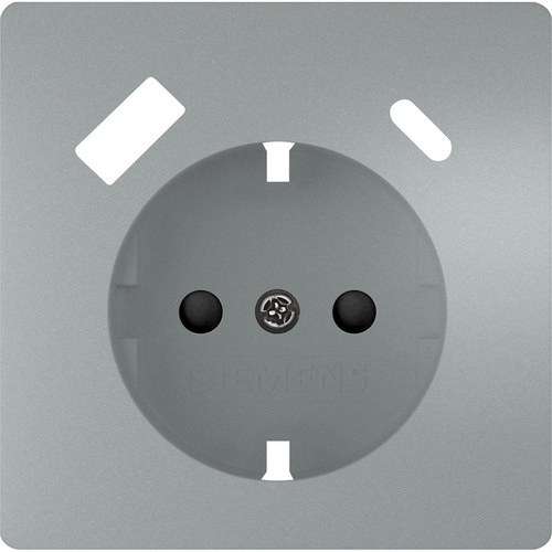 Priză schuko cu USB platină metalizată Siemens Delta Style cu referința 5UH12725PM10 de la marca BJC