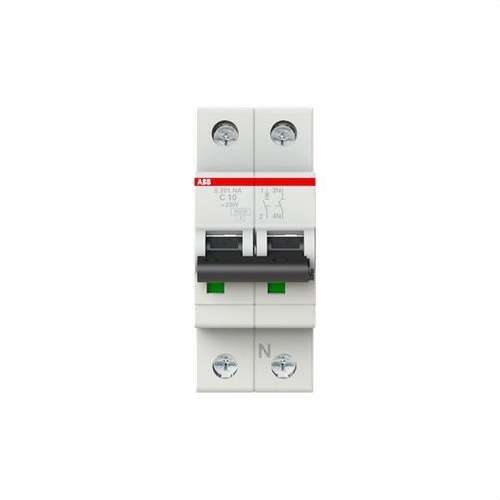Întrerupător automat S201-C10NA 1P+N 10A Curba C 10kA cu referința 2CDS251103R0104 de la marca ABB