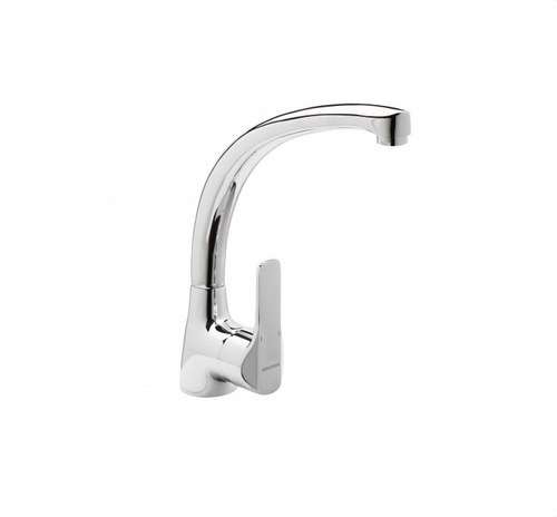 Robinet de bucătărie monocomandă cu gât format K8 cromat cu referința 61203 28 45 66 de la marca GENEBRE