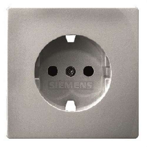 Capac electric schuko platina metalizat Siemens Delta Style cu referința 5UH12724PM de la marca BJC