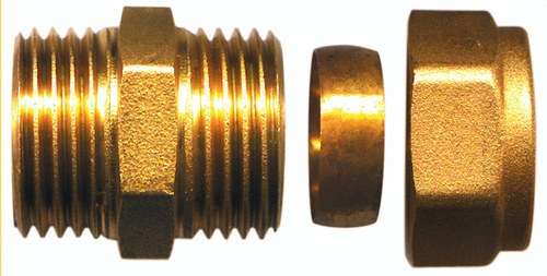 Racord drept mascul din alamă 3/8"x12mm cu referința TAP00022 de la marca ATUSA
