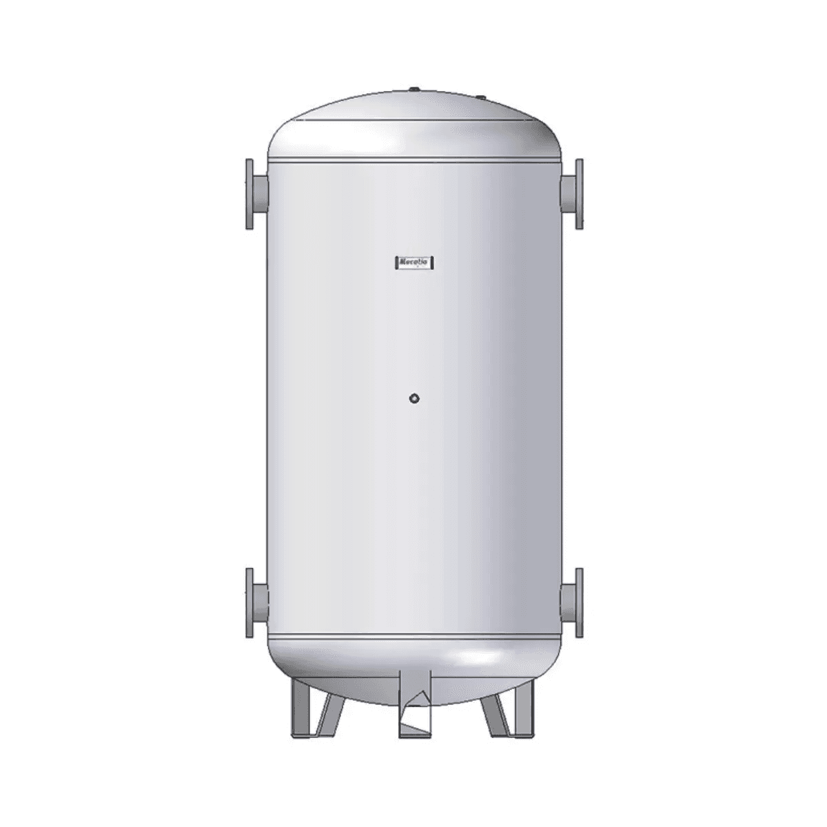 Rezervor de inerție din oțel inoxidabil Mecalia DPI/DI de 150 litri cu referința 02706 de la marca MECALIA