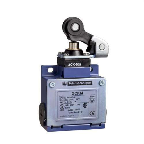 Sfârșit de cursă cu piston Telemecanique Sensors OsiSense XC, DP, NA/NC cu referința XCKM121 de la marca TELEMECANIQUE