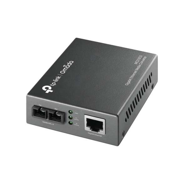 Convertor de medii monomod Gigabit cu referința MC210CS de la marca TP-LINK