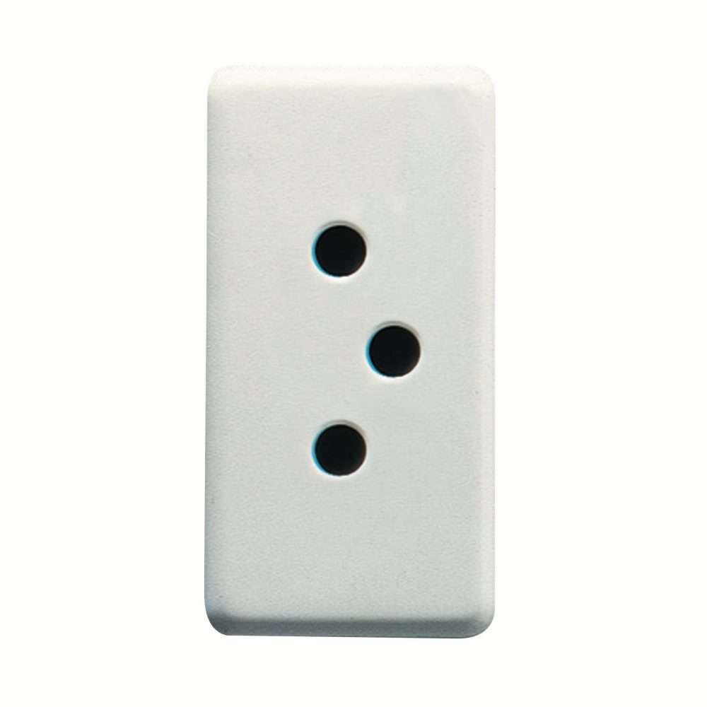 Priză elvețiană cu 1 modul 2P+T Gewiss System White cu referința GW20351 de la marca GEWISS