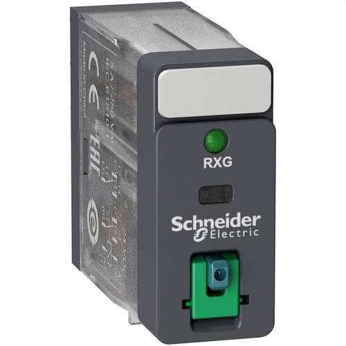 Releu 2 C/O 5A + Buton test + LED 24V DC cu referința RXG22BD de la marca SCHNEIDER ELECTRIC