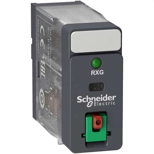 Releu 1 C/O 10A + Buton testare + LED 48V AC cu referința RXG12E7 de la marca SCHNEIDER ELECTRIC