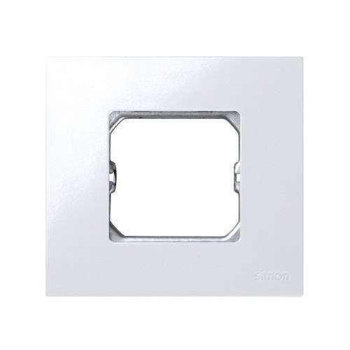 Cadru compact pentru 1 element alb cu șasiu Simon 27 Play cu referința 2700610-030 de la marca SIMON