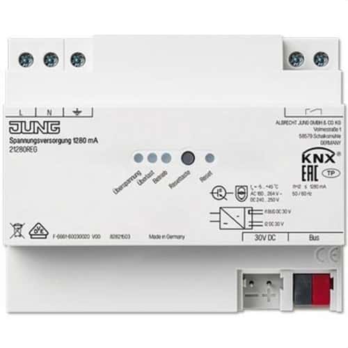 Sursă de alimentare Jung KNX 1.280 mA cu referința 21280REG de la marca JUNG