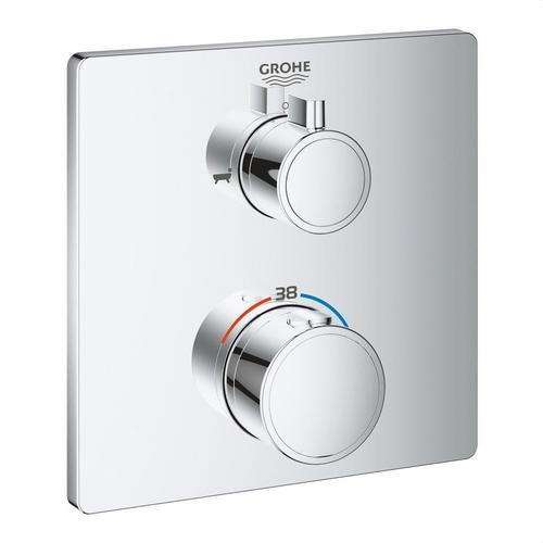 Termostat pentru cadă și duș Grohtherm crom cu referința 24080000 de la marca GROHE