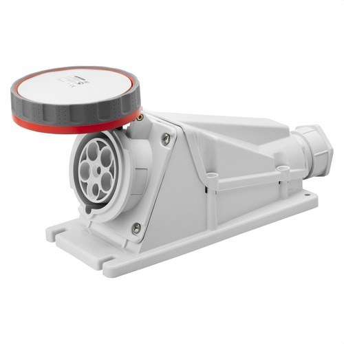 Bază fixă de suprafață la 90º. IP67 3P+N+T 63A 400V cu referința GW63527 de la marca GEWISS