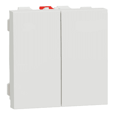 Comutator 1 pol 2 căi 10AX 2 module conexiune rapidă netratat IP4X New Unica polar cu referința NU321318 de la marca SCHNEIDER ELECTRIC