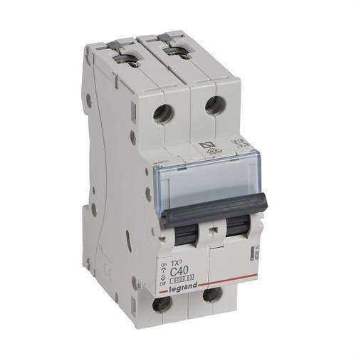 Întrerupător automat TX3 2P 40A Curba C Curba C 6kA cu referința 403610 de la marca LEGRAND