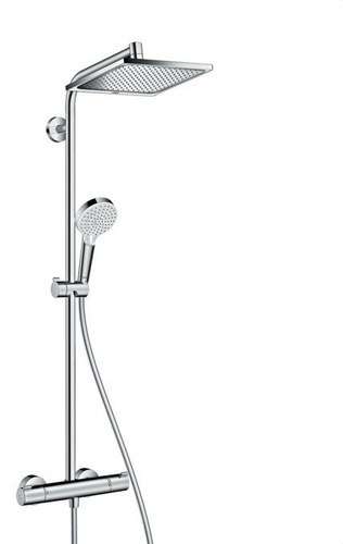 Set de duș Crometta E Showerpipe 240 cu 1 Jet EcoSmart cu referința 27281000 de la marca HANSGROHE