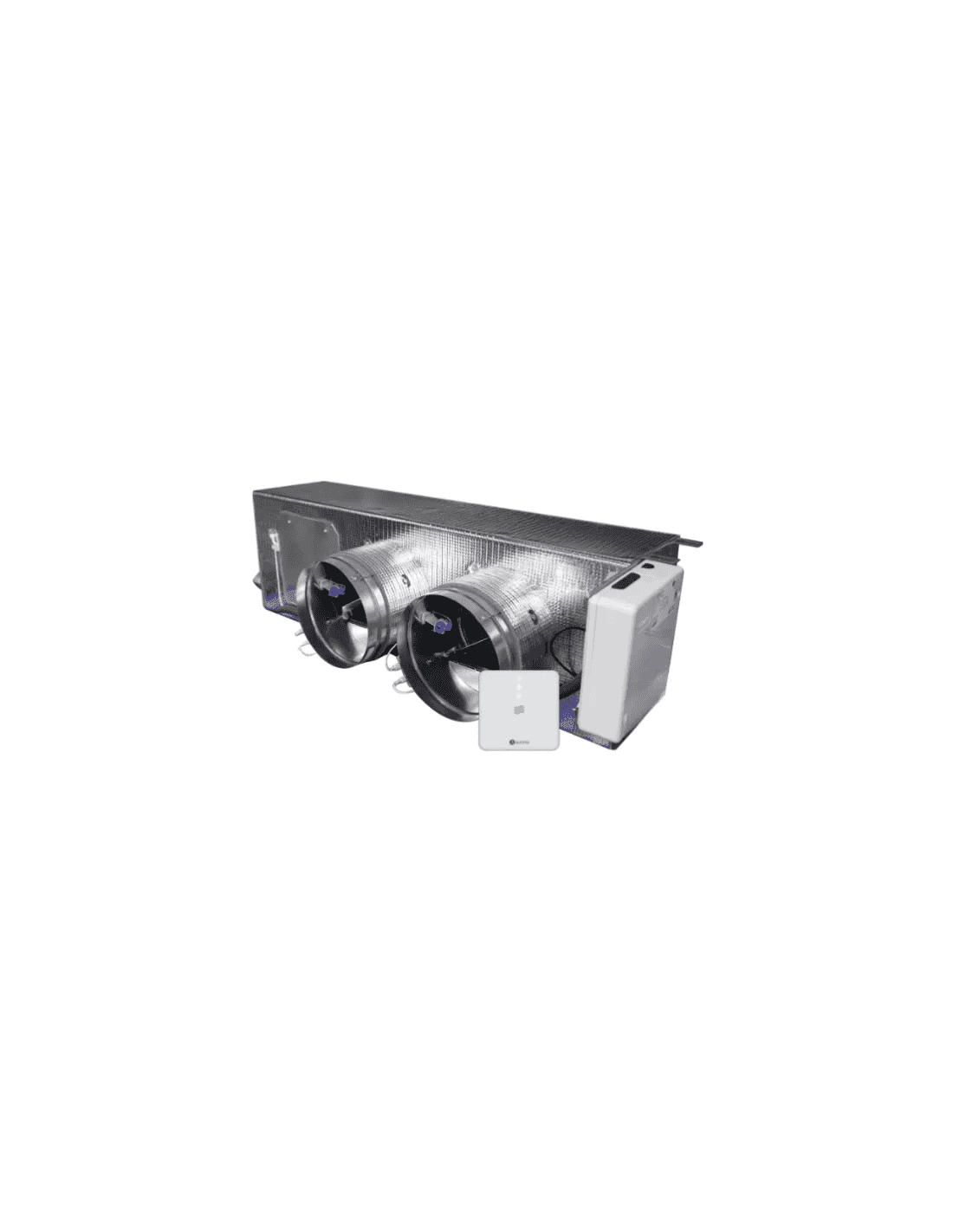 Plenum motorizat Airzone Easyzone 25 Wi-Fi Medium AZC25MELBS01S2 pentru Mitsubishi Electric profil redus – 2 ieșiri Ø200 mm (capacitate medie) cu referința AZC25MELBS01S2 de la marca AIRZONE