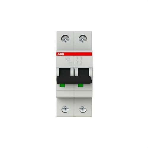 Siguranță automată S202-C50 2P 50A Curba C 10kA cu referința 2CDS252001R0504 de la marca ABB