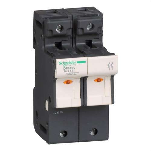 Suport siguranțe 2P 50A 14X51MM cu referința DF142V de la marca SCHNEIDER ELECTRIC